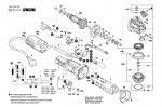 Bosch 3 601 GC9 070 GWX 750-115 Angle Grinder 230 V / GB Spare Parts GWX750-115